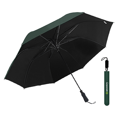 27" Auto-Open Premium Black Coated Umbrella 07